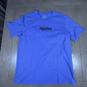 REI Co Op  T Shirt  Medium Purple Cycle Flat Fix Guide Graphic